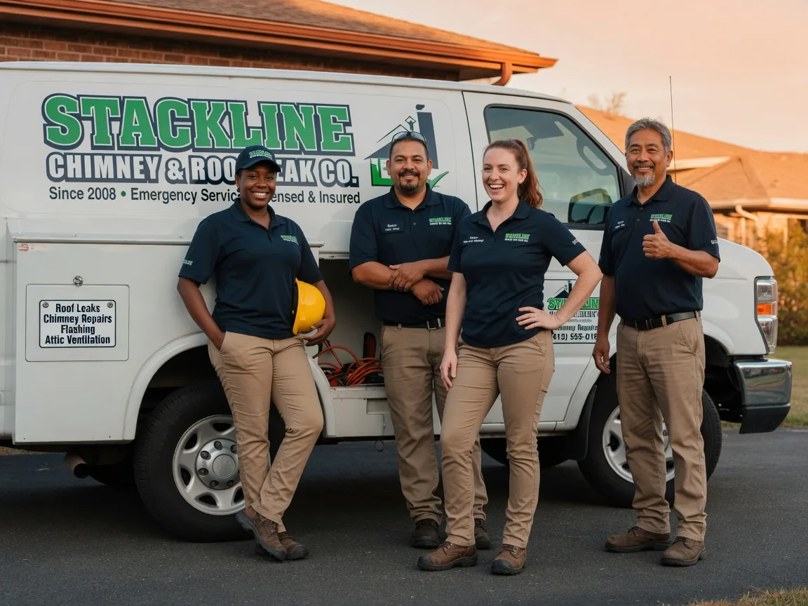 Chimney flashing repair company in Park City, KS